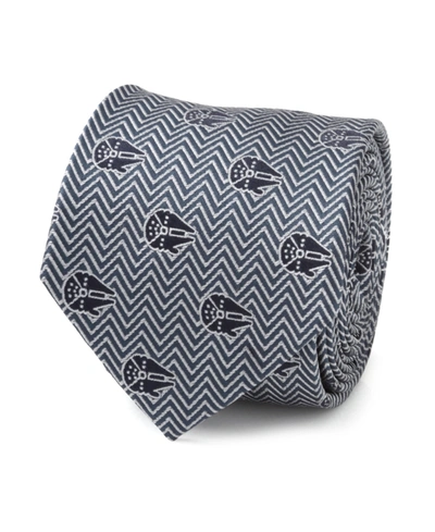 Star Wars Men's Millennium Falcon Herringbone Tie In Blue