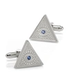 OX & BULL TRADING CO. MEN'S EVIL EYE AMULET CUFFLINKS