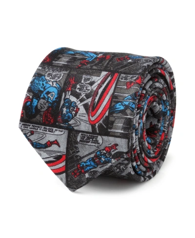 Marvel Men's Captain America Comic Tie In Multi