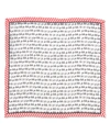Cufflinks, Inc Men's Fa La La Holiday Pocket Square In White