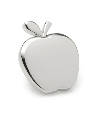 Cufflinks, Inc Men's Apple Lapel Pin In Silver-tone
