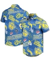 FOCO MEN'S ROYAL LOS ANGELES RAMS THEMATIC BUTTON-UP SHIRT