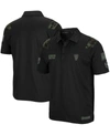 COLOSSEUM MEN'S BLACK NC STATE WOLFPACK OHT MILITARY INSPIRED APPRECIATION SIERRA POLO