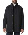 Marc New York Dorsey Wool Blend Car Coat In Charcoal