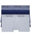 Calvin Klein Men's 3-pk. Micro Stretch Moisture-wicking Low-rise Trunks In White Multi