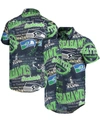 FOCO MEN'S COLLEGE NAVY SEATTLE SEAHAWKS THEMATIC BUTTON-UP SHIRT