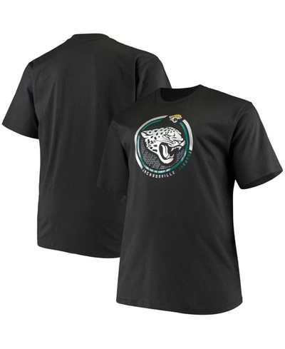 Fanatics Men's Big And Tall Black Jacksonville Jaguars Color Pop T-shirt