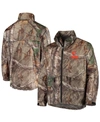 Dunbrooke Men's Realtree Camo Cleveland Browns Sportsman Waterproof Packable Full-zip Jacket In Green Camo