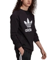 Adidas Originals Adicolor Classics Trefoil Hooded Sweatshirt In Black