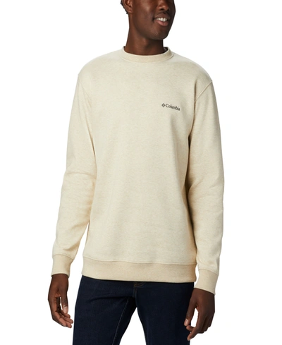 Columbia Men's Hart Mountain Ii Crew Sweatshirt In Oatmeal Heather