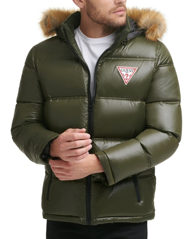 Guess fur coat mens online