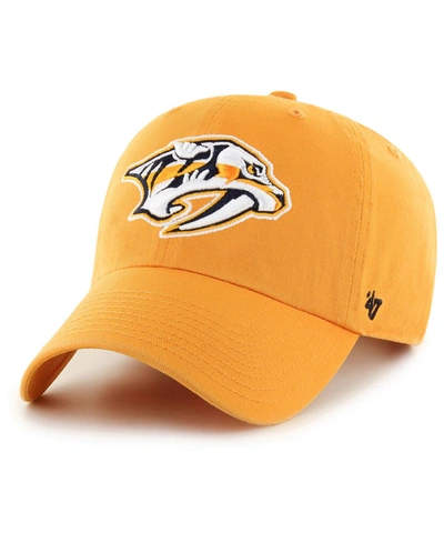 47 Brand Nashville Predators Clean Up Cap In Gold