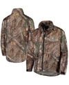 DUNBROOKE MEN'S REALTREE CAMO PHILADELPHIA EAGLES SPORTSMAN WATERPROOF PACKABLE FULL-ZIP JACKET