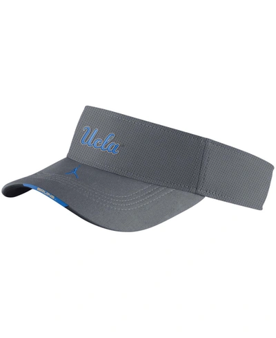 Jordan Men's Gray Ucla Bruins 2021 Sideline Performance Visor