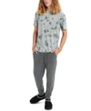 UGG MEN'S HANK SLIM-FIT DOUBLE-KNIT FLEECE PAJAMA JOGGERS