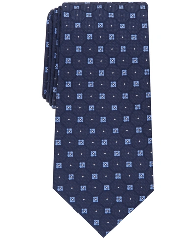 Club Room Men's Marlow Necktie, Created For Macy's In Navy