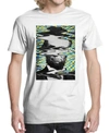 Buzz Shirts Men's Static Abe Graphic T-shirt In White