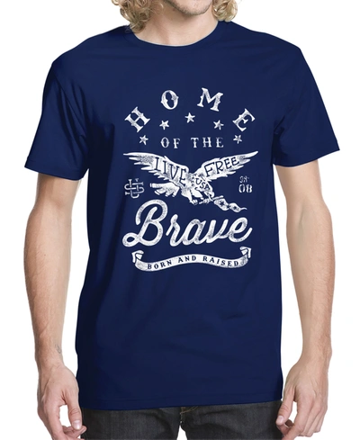Buzz Shirts Men's Live Free Usa Graphic T-shirt In Navy