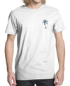 Buzz Shirts Men's Ocean Palms Graphic T-shirt In White