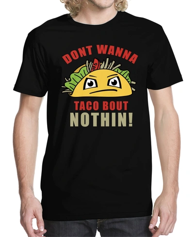 Buzz Shirts Men's Taco Bout Nothing Graphic T-shirt In Black