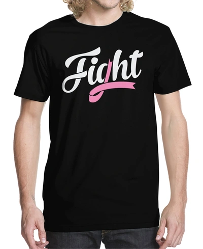 Buzz Shirts Men's Ribbon Fight Graphic T-shirt In Black