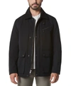 Marc New York Axial Waxed Cotton Barn Jacket In Black