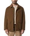 Marc New York Axial Waxed Cotton Barn Jacket In Cappuccino