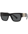 Versace Ve4406 Black Male Sunglasses In Black