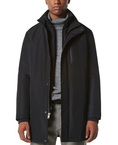 Marc New York Men's Picton City Rain Car Coat In Black