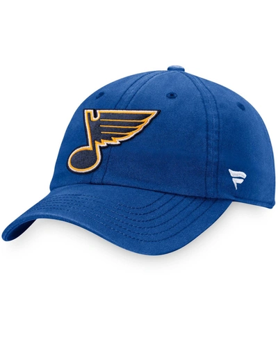 Fanatics Men's Blue St. Louis Blues Core Primary Logo Adjustable Hat