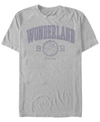 Fifth Sun Men's Alice In Wonderland College Short Sleeve T-shirt In Silver