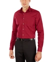 VAN HEUSEN MEN'S ATHLETIC FIT POPLIN DRESS SHIRT