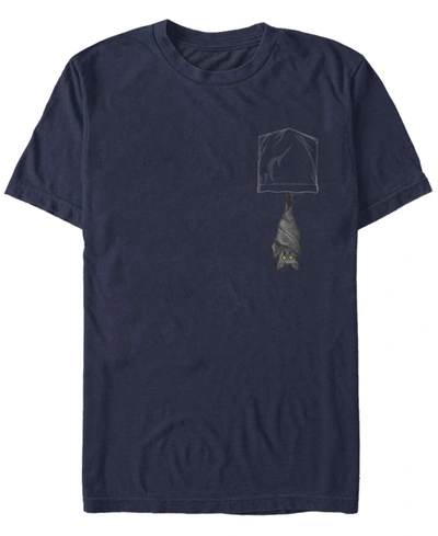 Fifth Sun Men's Generic Additude Bat Faux Pocket Short Sleeve T-shirt In Navy