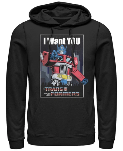 Fifth Sun Men's Transformers Generations I Want You Fleece Hoodie In Black