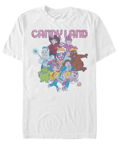 Fifth Sun Men's Candy Land Candy Bunch Short Sleeve T-shirt In White