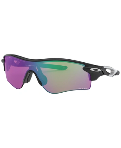 Oakley Men's Low Bridge Fit Sunglasses, Oo9206 Radarlock Path 38 In Polished Black