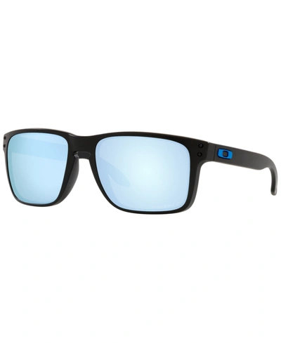 Oakley Men's Polarized Sunglasses, Oo9417 Holbrook Xl In Matte Black