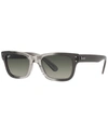 Ray Ban Men's Sunglasses, Rb2283 Mr Burbank 55 In Transparent Gray