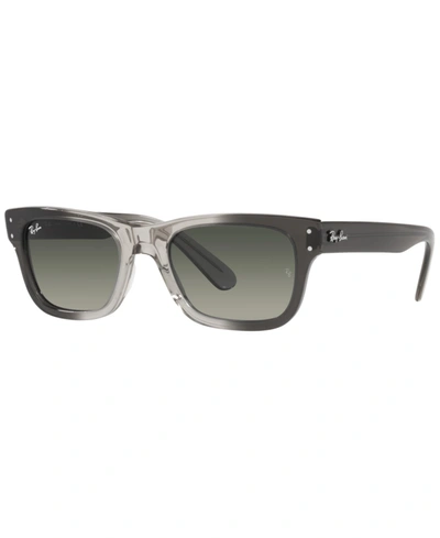 Ray Ban Men's Sunglasses, Rb2283 Mr Burbank 55 In Transparent Gray
