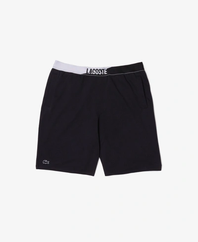 Lacoste Men's Tonal Waistband Lounge Shorts In Abysm