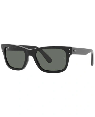 Ray Ban Men's Polarized Sunglasses, Rb2283 Mr Burbank In Black