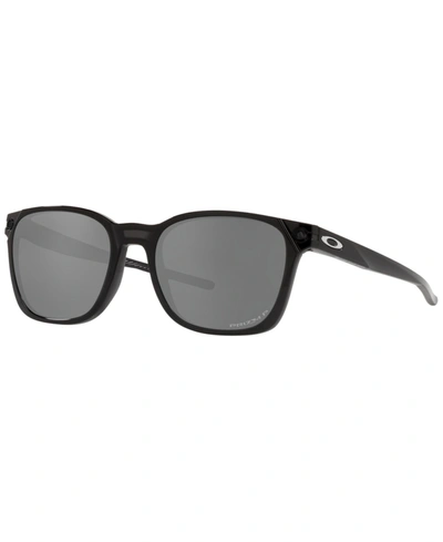 Oakley Men's Polarized Sunglasses, Oo9018 Ojector 55 In Black Ink