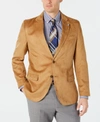 Nautica Men's Modern-fit Faux-suede Sport Coat In Camel