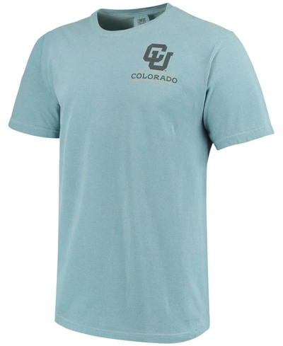 Image One Men's Blue Colorado Buffaloes State Local Comfort Colors T-shirt