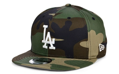 New Era Los Angeles Dodgers Woodland Basic 9fifty Cap In Woodlandcamo