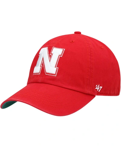 47 Brand Men's Nebraska Huskers Team Franchise Fitted Cap In Scarlet