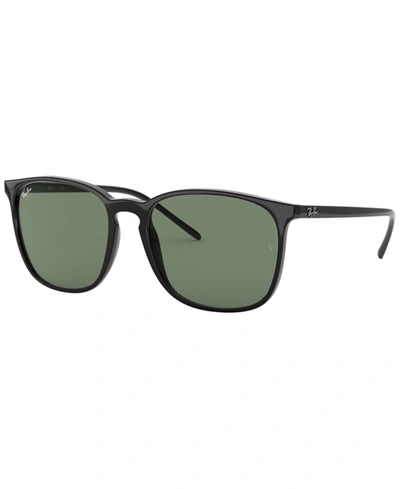 Ray Ban Men's Low Bridge Fit Sunglasses, Rb4387f 55 In Black