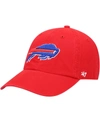 47 Brand Men's Buffalo Bills Secondary Clean Up Adjustable Cap In Red