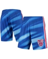 Mitchell & Ness Men's Blue New Jersey Nets Hardwood Classics Swingman Shorts In Blue
