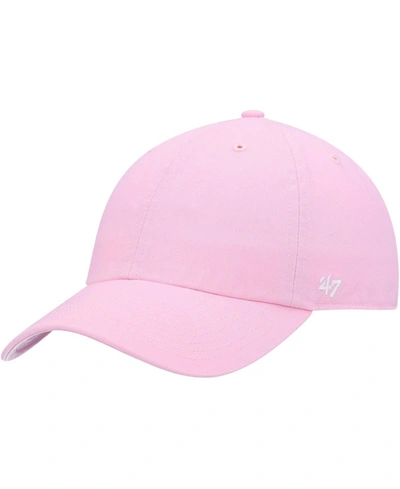 47 Brand Men's Pink Clean Up Adjustable Hat
